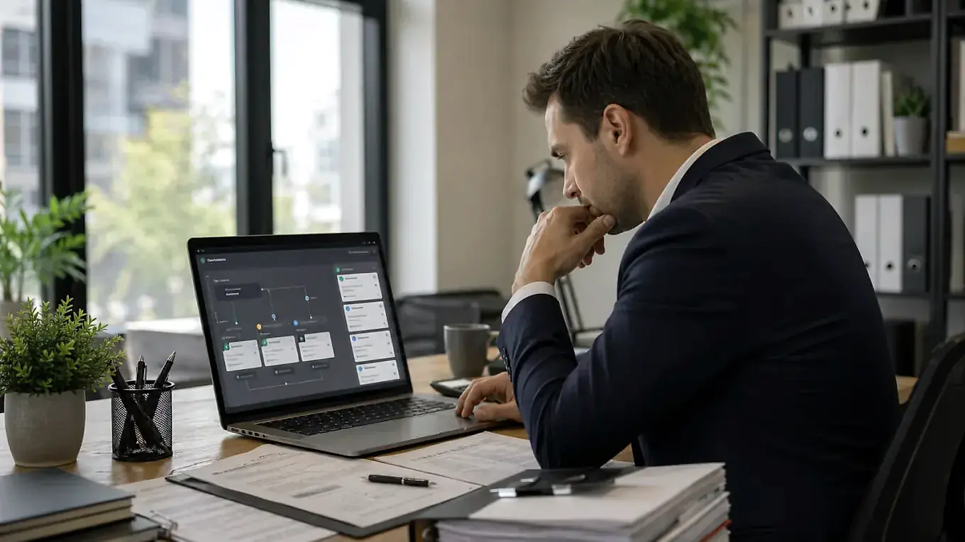 Операционный менеджер собирает еженедельный управленческий отчет из CRM и таблиц.